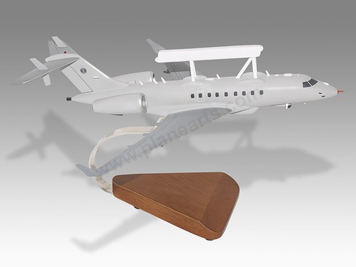 Bombardier G6000 Saab GlobalEye Solid Mahogany Wood Handcrafted Display Model - Picture 2 of 12