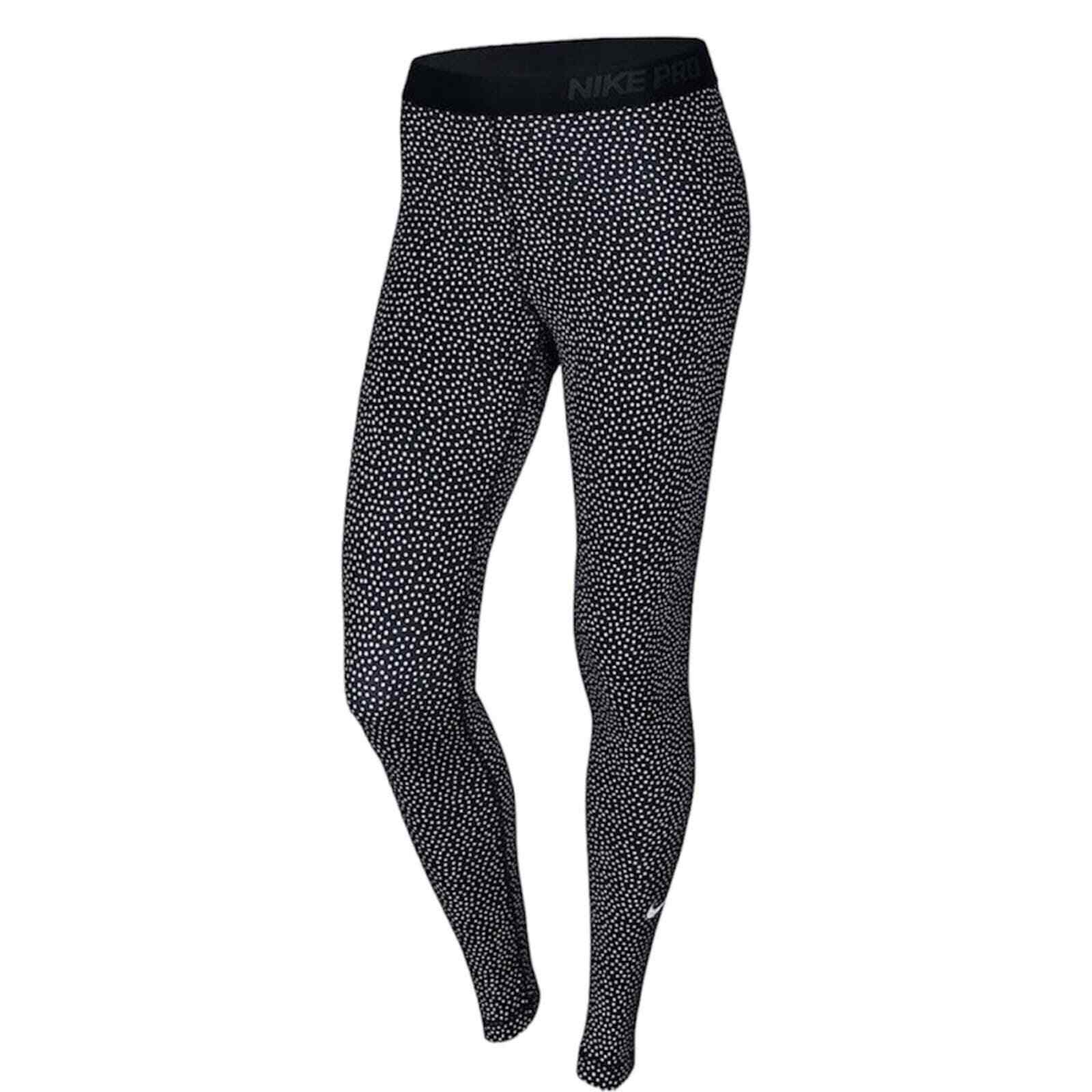 Nike Pro Hyperwarm Compression Polka Dot Leggings - image 1