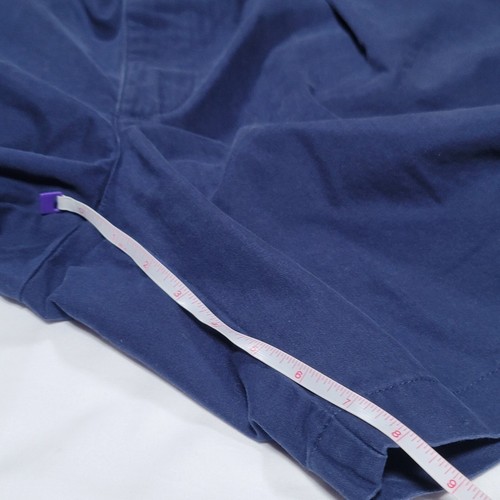 Vintage Ralph Lauren Polo Sport Shorts Mens 36 Blue Chino Golf Preppy Polo - Picture 12 of 12