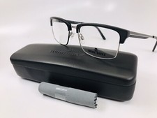 New Wide Guyz Matte Black CARMINE Eyeglasses 57/19/150 for The Stylish Large Man