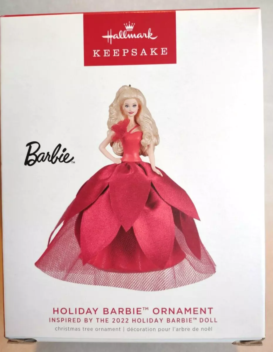 Hallmark holiday shop barbie ornament 2018
