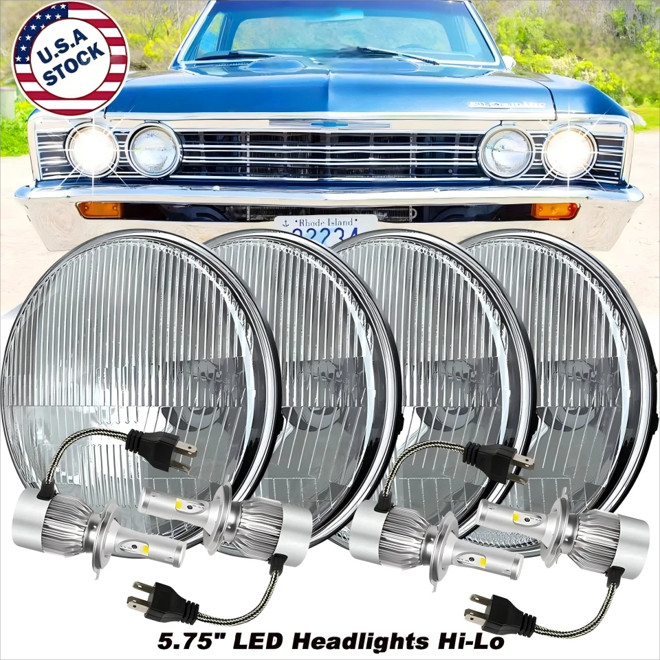 Kit De 2 Bombillas LED 6000K (haz Bajo/alto) Para Ford Mustang 1999-2004 - SHENKENUO