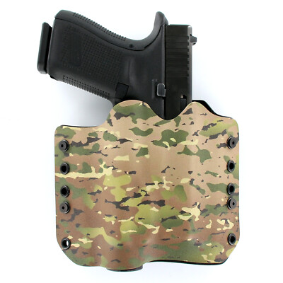 OWB Kydex Holster for Hanguns with Crimson Trace CMR 208 - MULTICAM