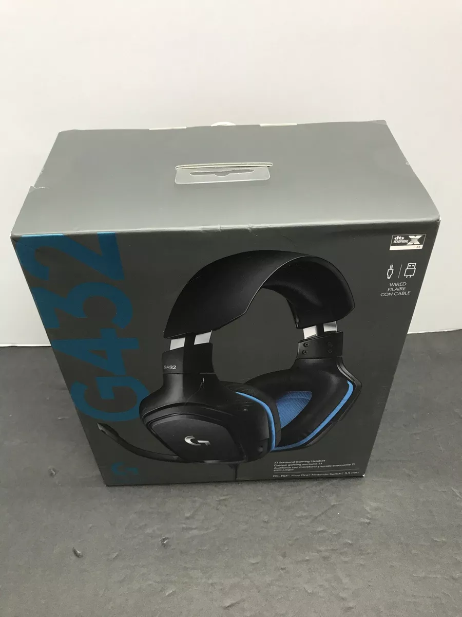 G432 7.1 Surround Sound Wired Gaming Headset