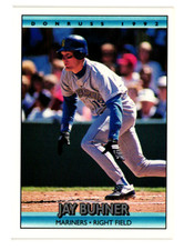 1992 Donruss Jay Buhner Seattle Mariners Baseball Card #61        