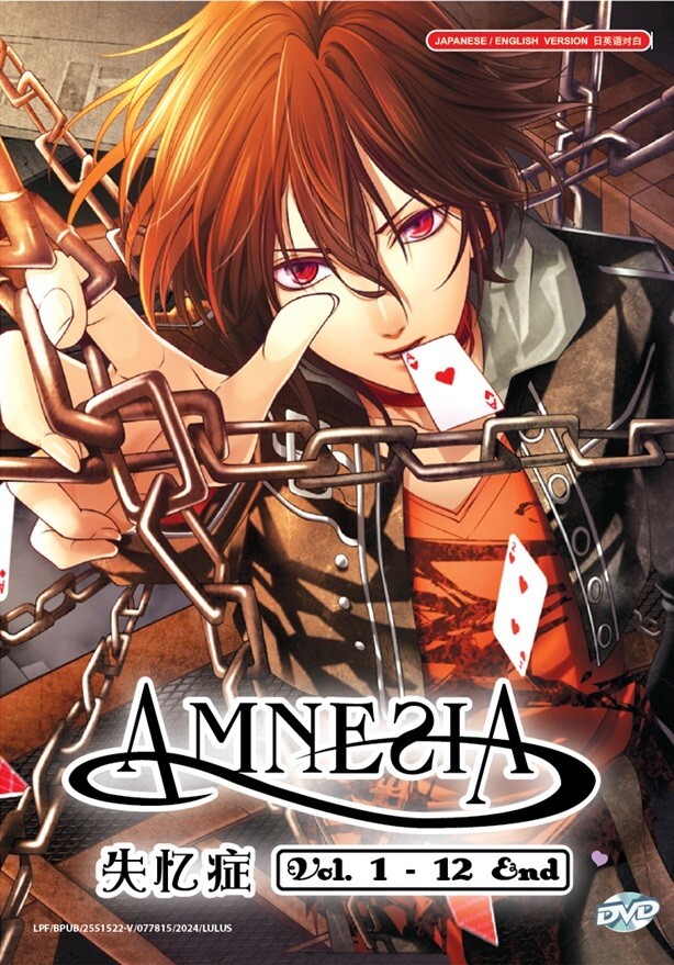 DVD Anime Amnesia Complete TV Series (1-12 End) English Dubbed