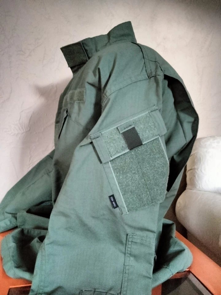 Traje táctico de 2 piezas verde ejército grado profesional TRU SPEC L-XL nuevo sin etiquetas Foto 4 de 4