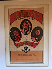 Programme de concerts Japon CREEDENCE CLEARWATER 1972