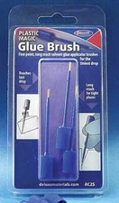 Deluxe-Materials Plastic Magic Solvent Brush 3-Pack - Hobby and Plastic Model