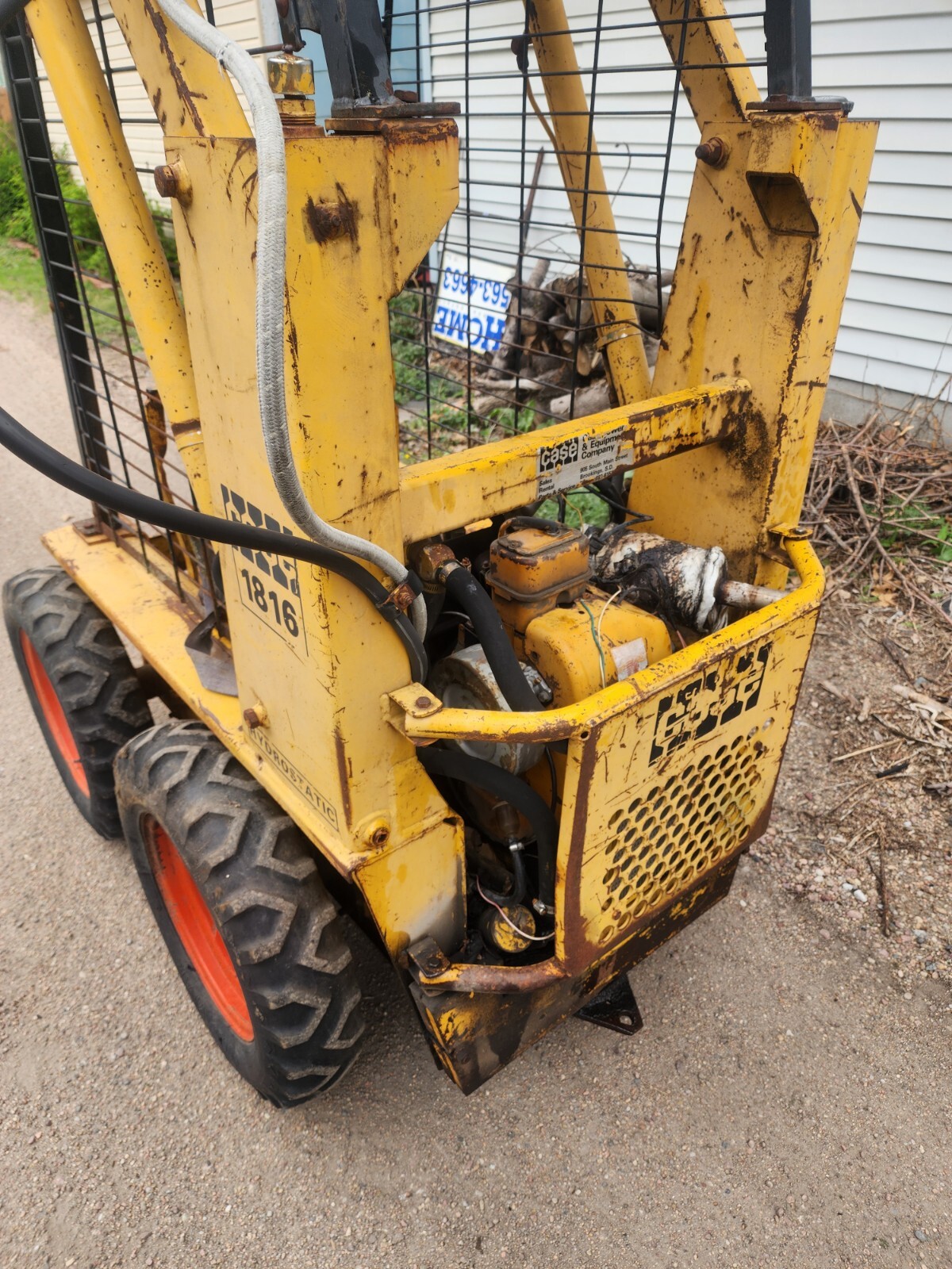 case 1816 mini skid steer skidloader skidsteer loader bucket tractor eBay
