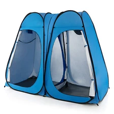Portable Outdoor 7.5FT Pop Up Shower Privacy Tent Dressing Changing Room Camping