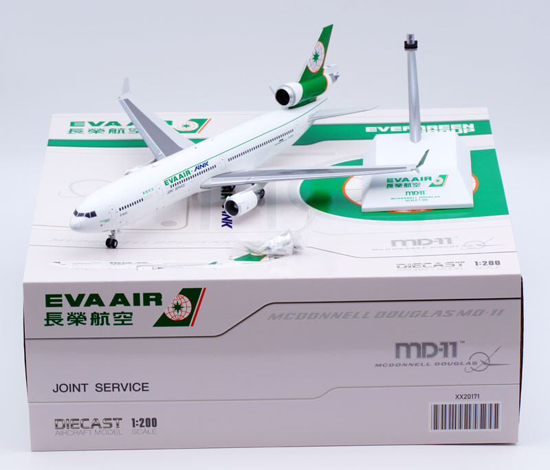 航空機・ヘリコプター 1/400 jc wings MD-11 EVA AIR 1:400 JC