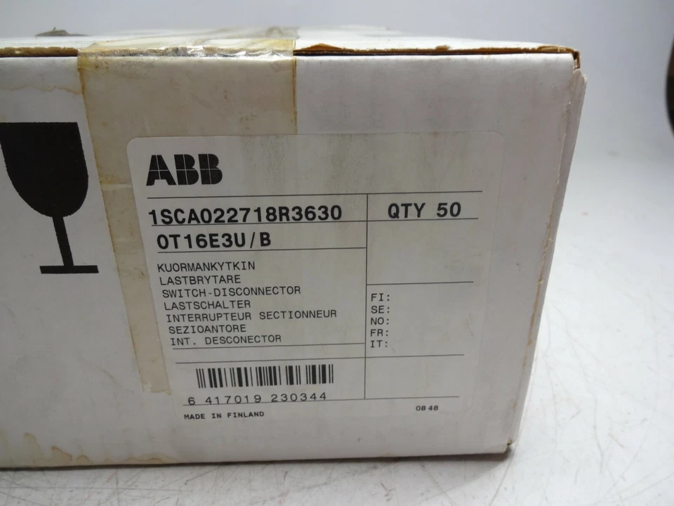 Nueva Caja de 50 ASEA BROWN BOVERI OT16E3U Serie B / OT16-32E3U  Foto 2 de 4