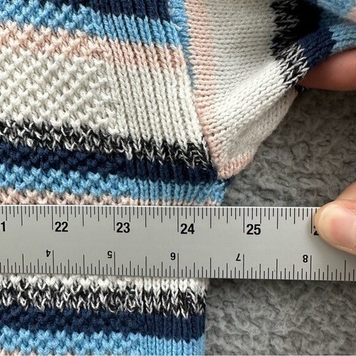 LOFT Langarm U-Boot Ausschnitt Strick Tunika Pullover Preppy Büro Baumwollmischung Damen M - Bild 6 von 8