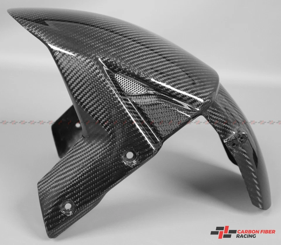 Guardabarros delantero Kawasaki Ninja ZX-10R 2016-2022 - 100 % fibra de carbono Foto 2 de 3