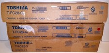 SET OF 3 Genuine Toshiba T-FC28-C, T-FC28-M, T-FC28-Y oem Toner Cartridges
