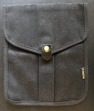 Billykirk Black Canvas Tablet Sleeve - Brand NEW Without Tag Free Fast Shipping!