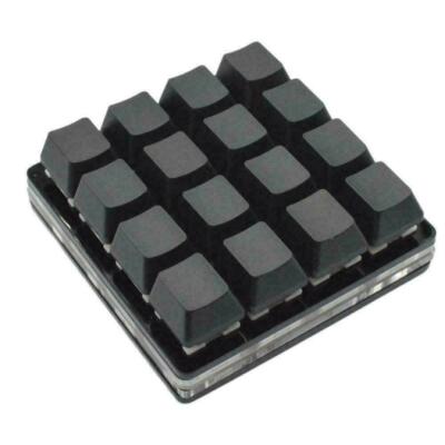 16-key Black Keypad Mechanical Keyboard Custom Shortcut Programmable Keys N C9T6