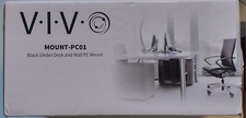 VIVO Under Desk and Wall PC Mount / Case Holder  Black - Mount-PC01 