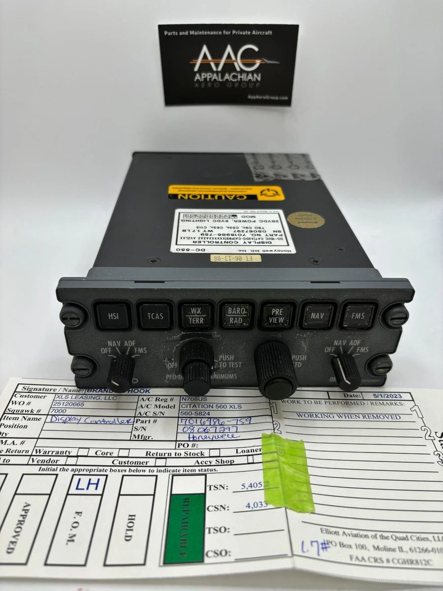 Honeywell Display Controller DC-550 7016986-759 Removed Working | eBay