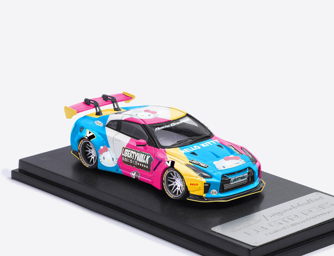 ミニカー 1/64 MCE GT-R R35 FEB 2025 MC64 NISSAN GT-R R35 LB 1.5 Colorful Kitty 1/64