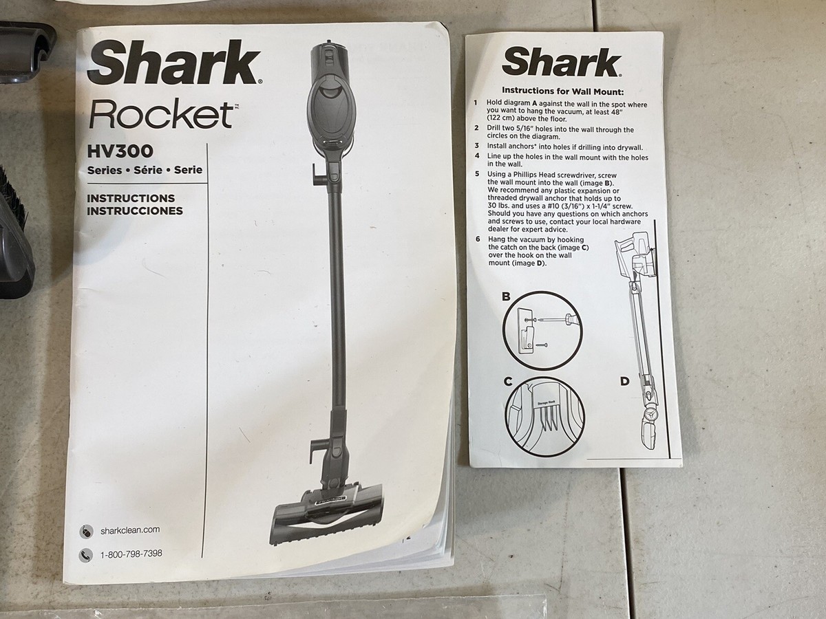 Shark Rocket Vacuum HV 300 Part Attachments Accessories Lot 41E32