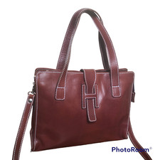 I Medici Firenze Burgundy Leather Purse/handbag/crossbody