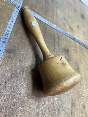 Nr. 23 old tool, altes Küchenwerkzeug Volkskunst Stößel Pürierpresse Vintage