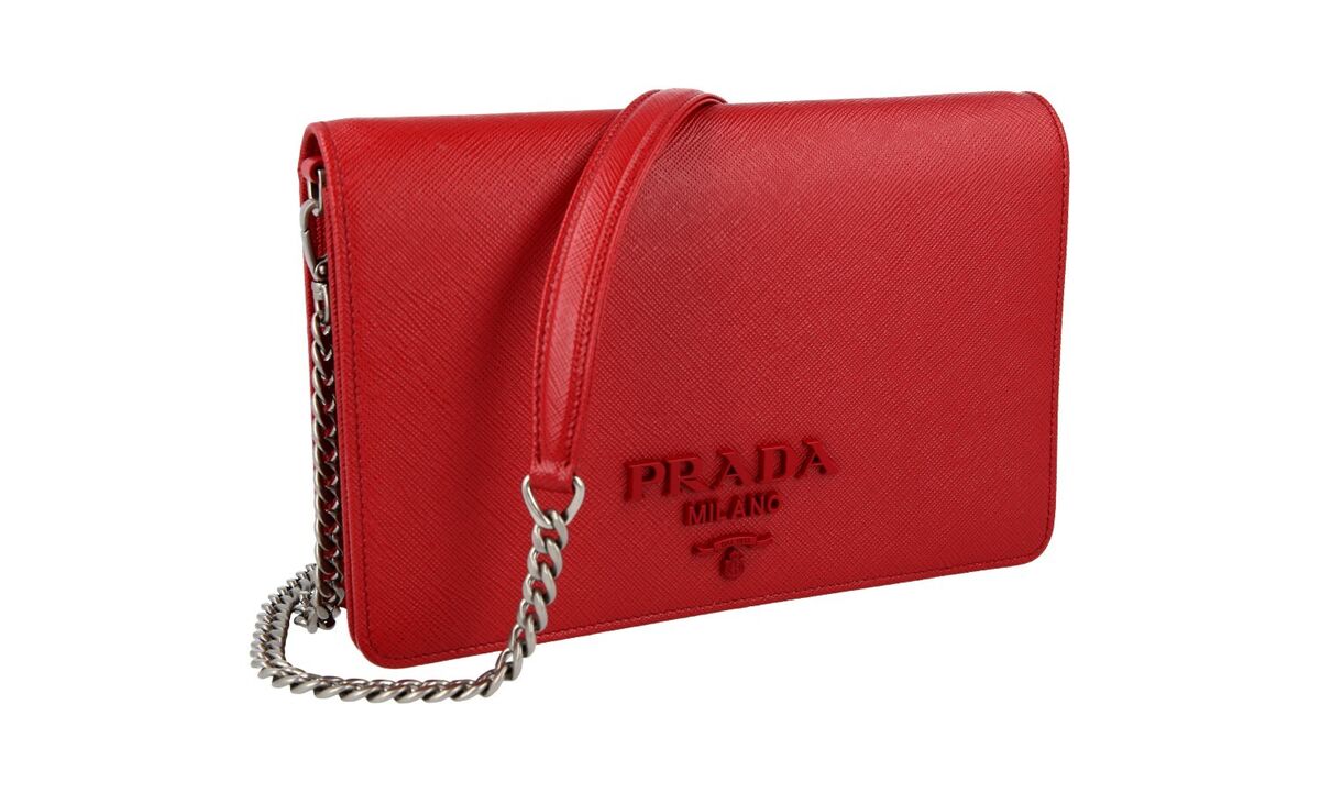 LUXURY PRADA MINI SAFFIANO SHOULDER BAG HANDBAG 1BP018 RED LUXURY PRADA MINI SAFFIANO SHOULDER BAG HANDBAG 1BP018 RED