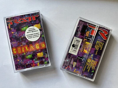 RATT "Collage" Cassette 1997 DeRock Records Stephen Pearcy Warren DeMartini NEW