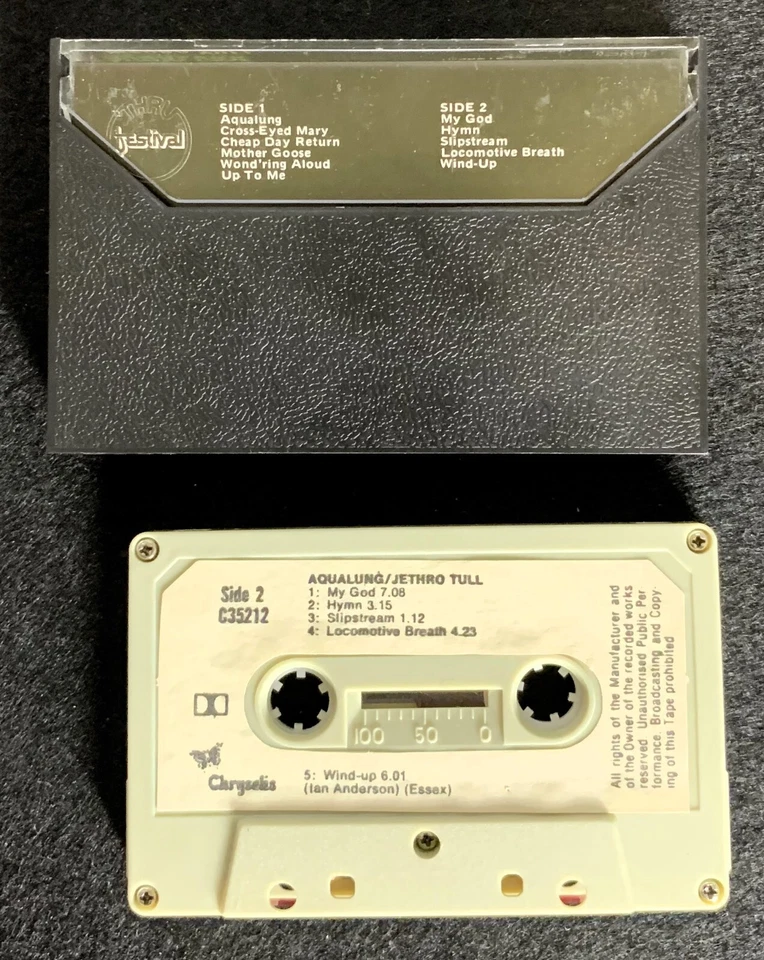 Jethro Tull – Aqualung, AUS Cassette Reissue - Image 2 of 3