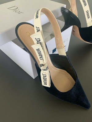 dior kitten heel slingback