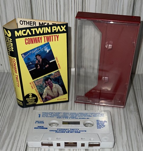 Twin Pax: Conway Twitty • Cross Winds/Georgia Keeps Pulling On My Ring Cassette - Picture 10 of 10