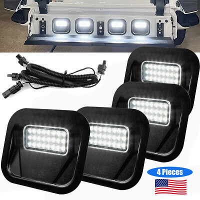 For 19-26 GMC Chevy Silverado Sierra 1500 2500 3500 LED Bed Tailgate Step Light