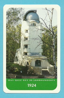 Albert Einstein Tower Observatory Potsdam Germany Cool Collector Card Europe