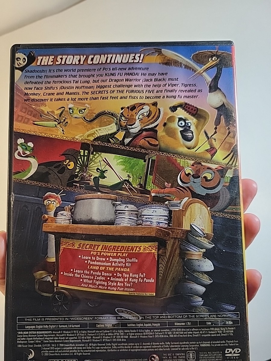 Secrets of the Furious Five : Kung Fu Panda DVD 2008 Childrens | eBay
