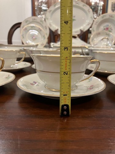 Margaret Rose ROJ9 by Royal Jackson -ESTATE SET- 64 Pieces of Vintage Dinnerware - Picture 7 of 10