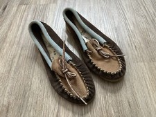 Vintage Minnetonka Moccasins Genuine Suede Leather Shoes Size 6 Canada
