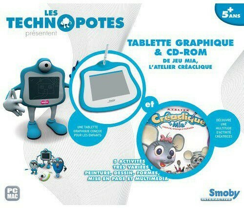 Tablette graphique et Créaclique Smoby pour dessiner en voyage et à la maison