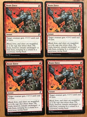 MTG Magic 4x Brute Force (Time Spiral Remastered) M/NM Eng