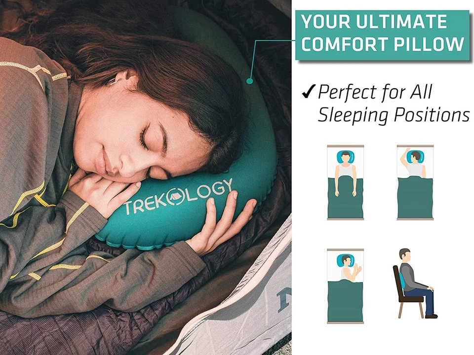 TREKOLOGY Aluft Camping Pillow Ultralight Inflatable Travel Pillow Inflatable AU - image 2 of 4