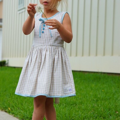 NEW Girls WDW Well Dressed Wolf Sand and Sea Samantha dress Size 6 NWT