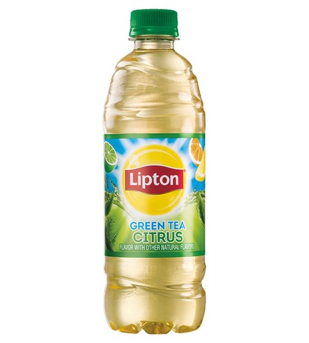ICED TEA LIPTON GREEN CITRUS (24 BOTTLES, 16.9 oz), NATURAL FLAVORS - 第 2/3 張圖片