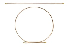 3/16" Copper nickel tubing 87" & 101" pcs w/10x1mm invert fittings & 3 unions