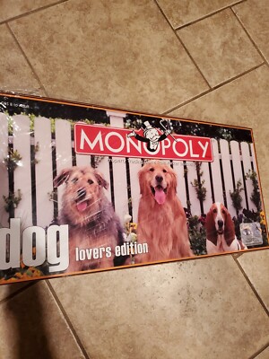 Hasbro Monopoly Dog Lovers Edition 2007 Board Game Parker