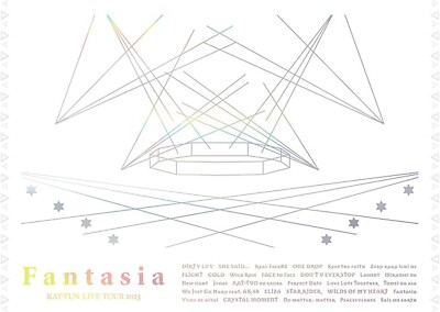 New KAT-TUN LIVE TOUR 2023 Fantasia First Limited Edition 3 DVD