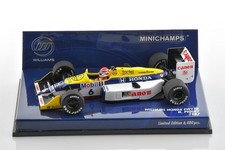 F1 WILLIAMS FW11B #6 N.Piquet World Champion 1987 1/43 MINICHAMPS 400870006