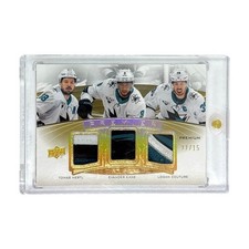 Upper Deck NHL Hockey Card Tomas Hertl Evander Kane Logan Couture Sharks 2020 #