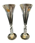 Cristel d’ Arques Champagne￼ Tall flutes stand over 10" high Stem reads "2000"