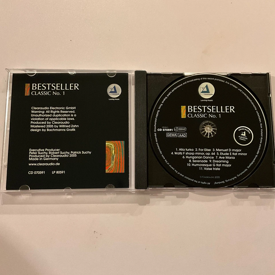 Bestseller Classic No.1 '05 Audiophile Edition Classical Clearaudio German Press Foto 2 de 3